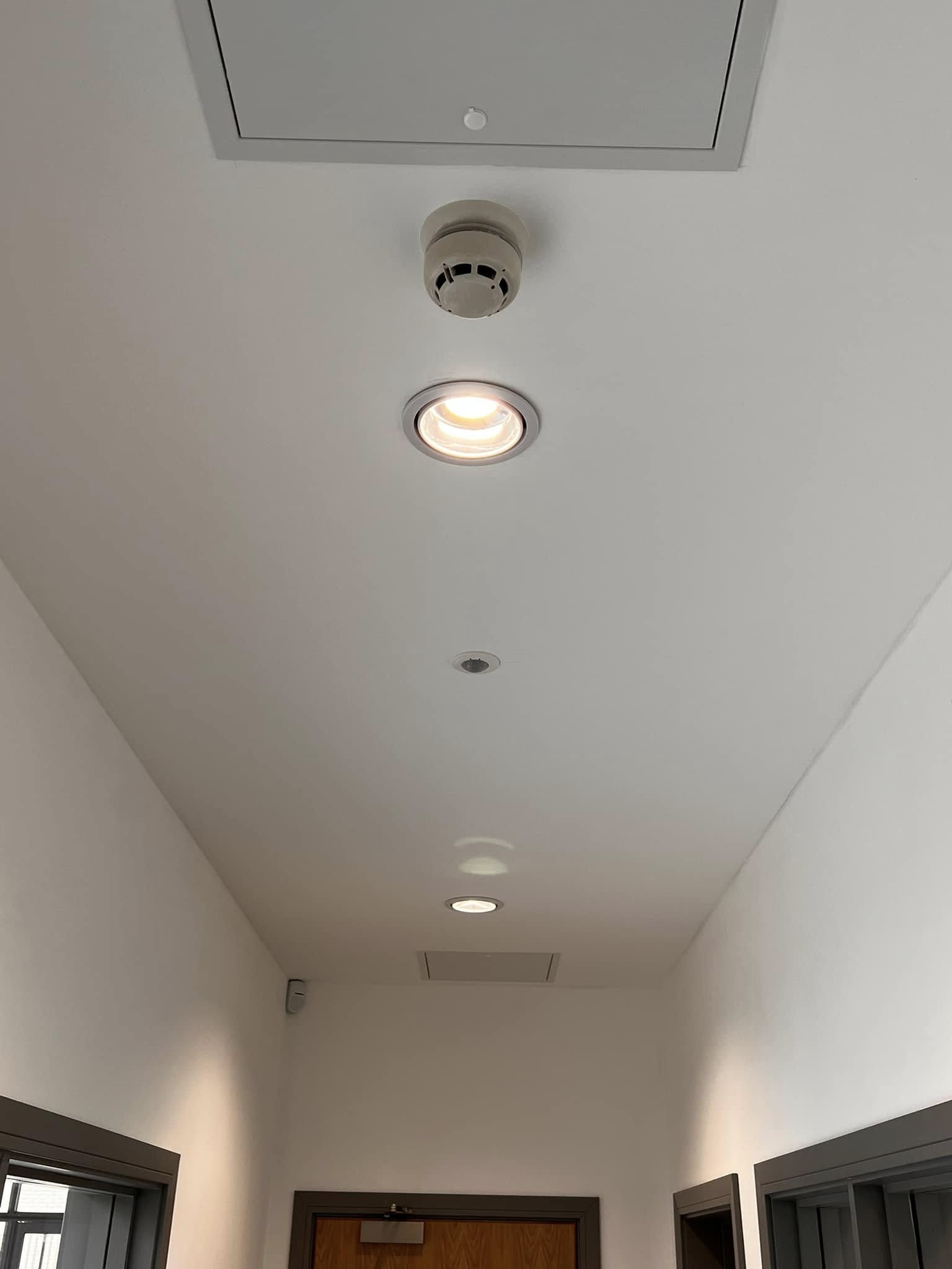 Commercial security installation detail