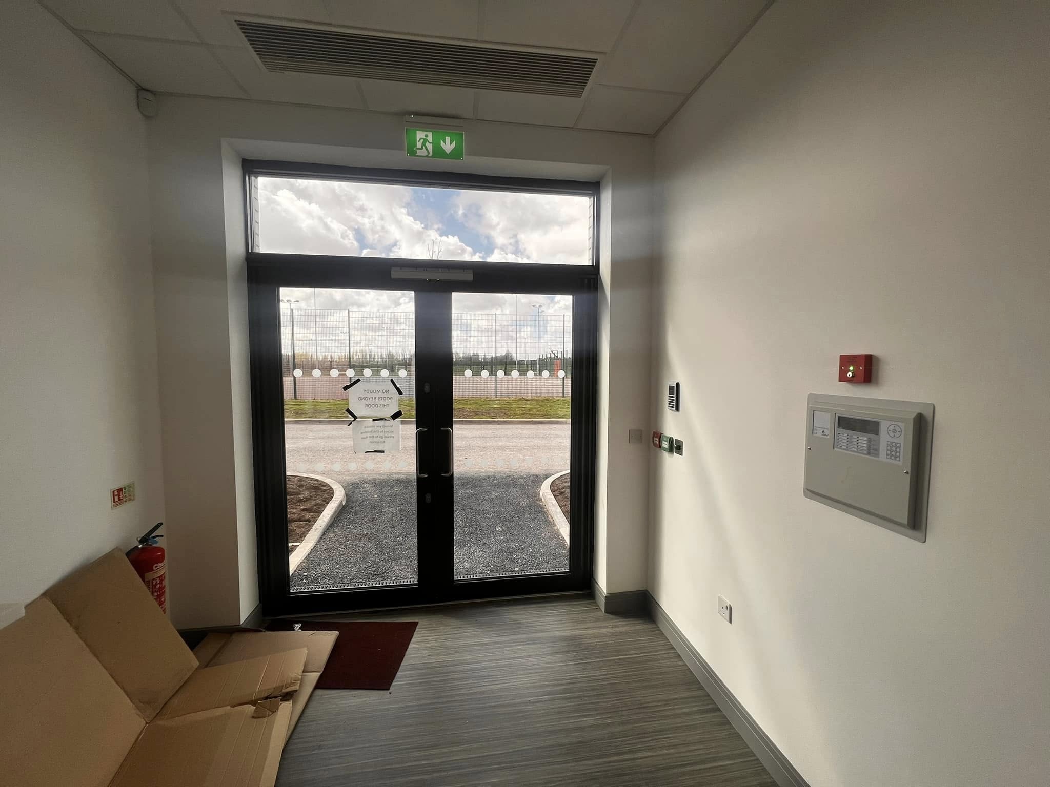 Door access control system detail