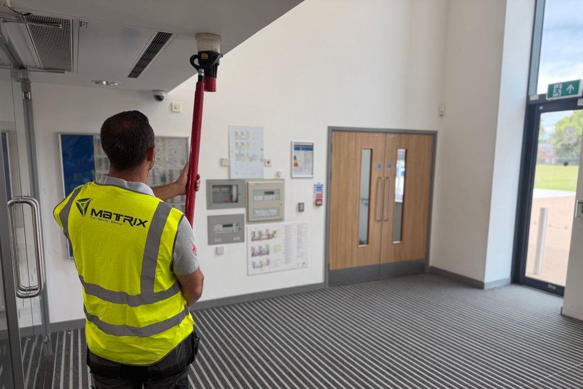 Fire alarm maintenance and servicing by Matrix FSE