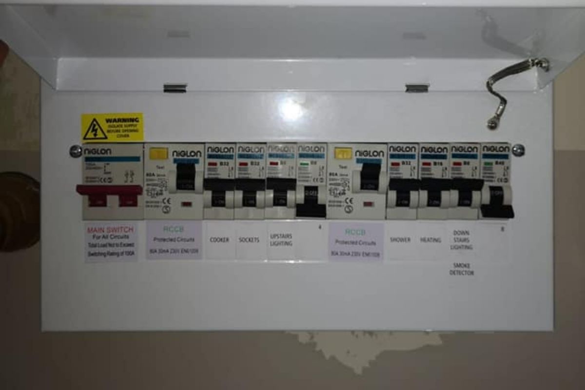 Electrical inspection and testing being carried out by Matrix FSE